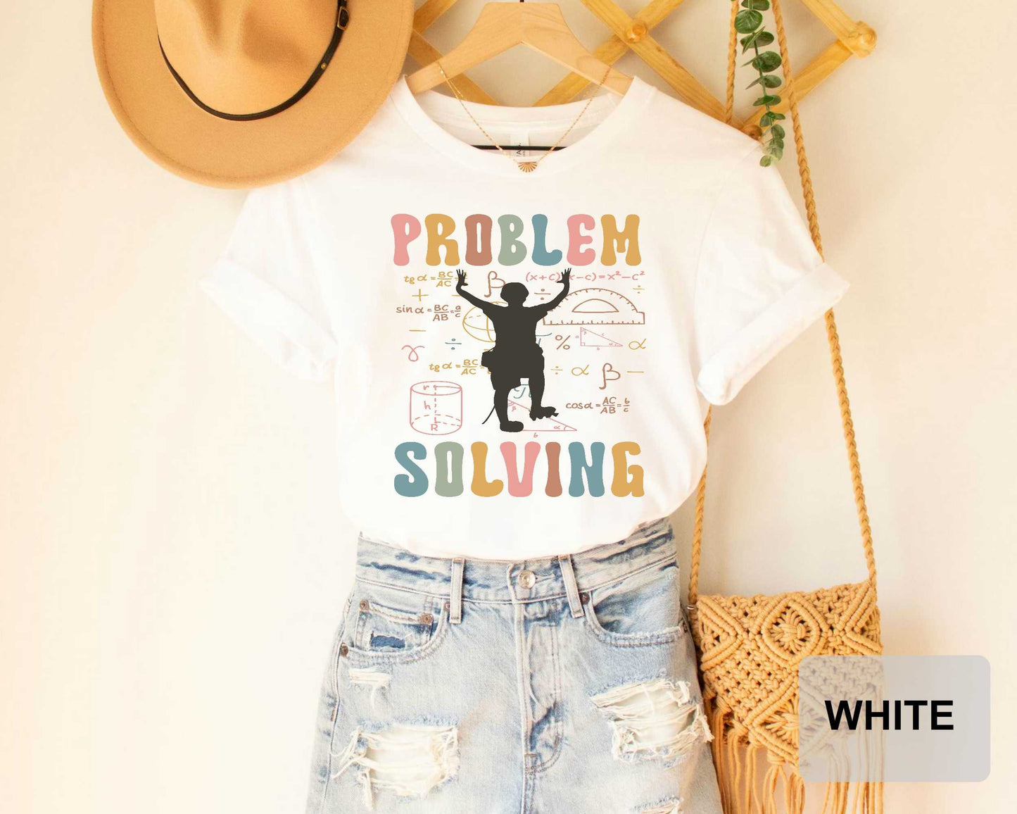 Rock Climbing T Shirt Problem Solving Bouldering Shirt Sport Climber Gift Boulderer Lead Climb Tshirt