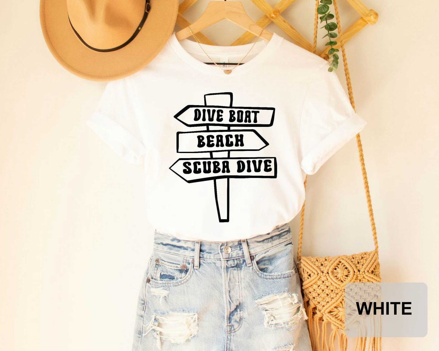 Dive Boat Beach Shirt Scuba Diving Shirt Diving Lover Shirt Gift for Diver