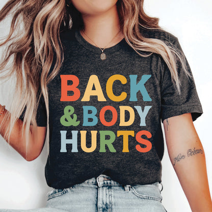 Pharmacy Technician Shirt Back & Body Hurts Shirt Women Pharmacist Shirt Pharmacy School Shirt