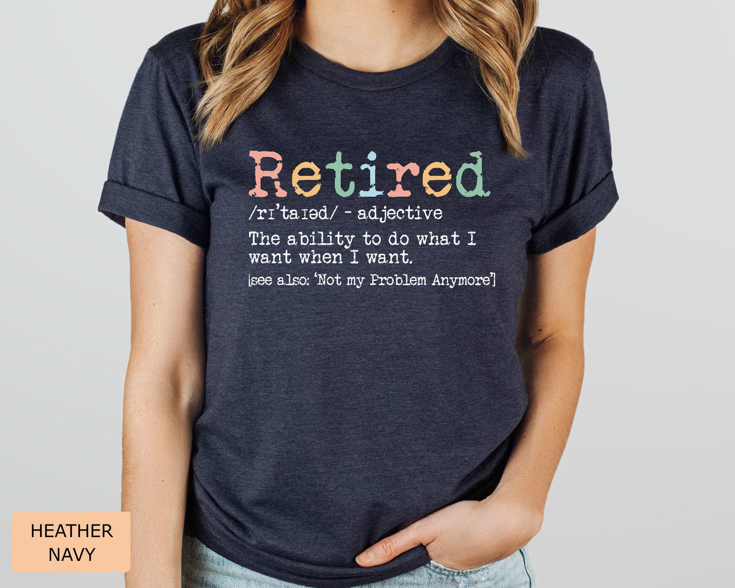 Retirement Definition Shirt Retired Mom Shirt Funny Grandma Shirt Happy Retirement Shirt