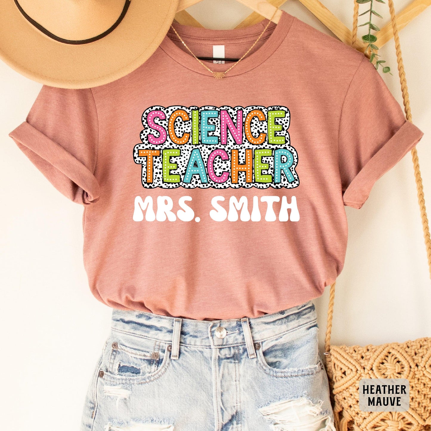 Custom Science Teacher Shirt Personalized Name Scientist Shirt Women Science Lover Shirt