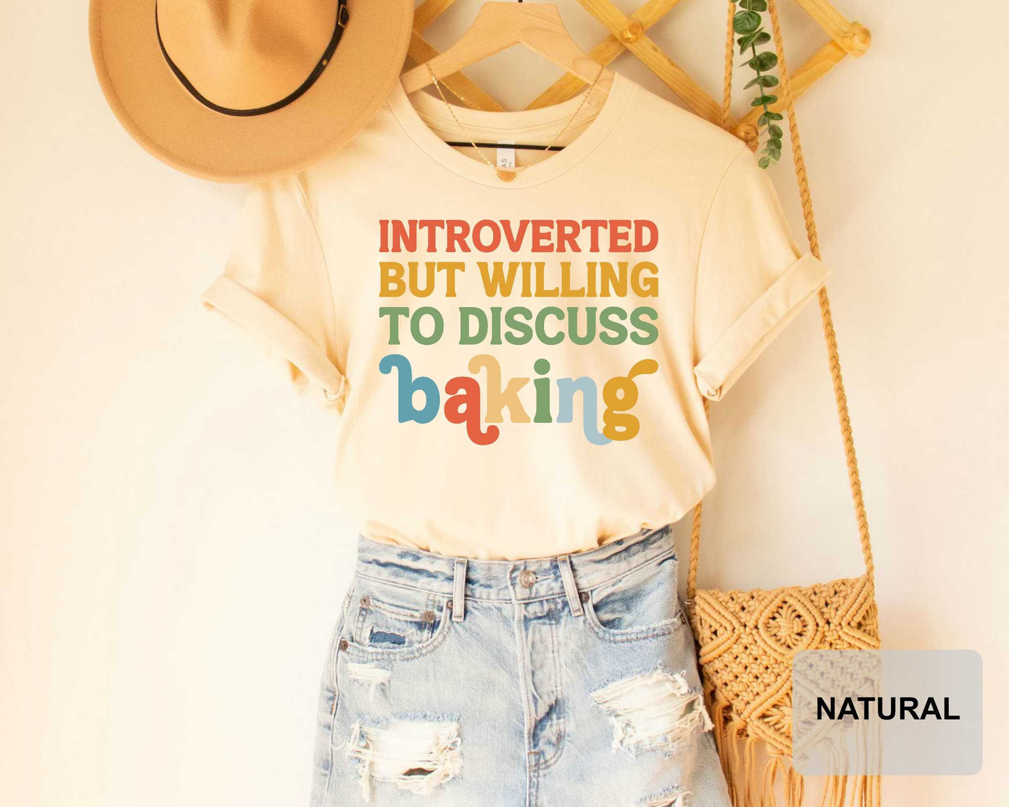 Funny Baking Shirt Baking Shirt Introverted But Willing to Discuss Baking Shirt Cookie Lover Shirt Baker Shirt