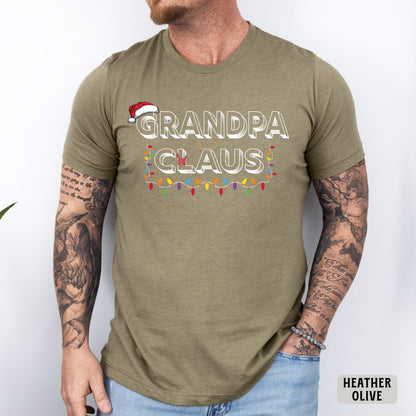 Grandpa Claus Shirt Christmas Party Matching Family Shirt Santa Claus Shirt for Grandpa Christmas Party Shirt