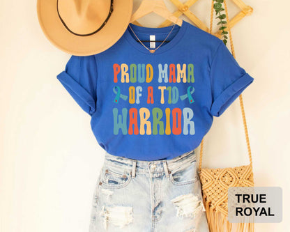 Proud Mama Of a T1D Warrior Shirt Diabetes Awareness Month Shirt Support T1D Shirt Type One Insulin Shirt