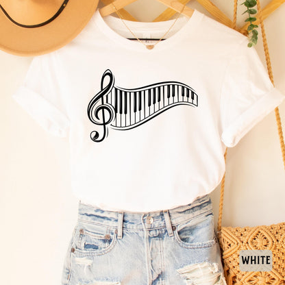 Keyboard Piano Shirt Music Lover Shirt Piano Teacher Shirt Pianist Shirt Piano Keys Shirt