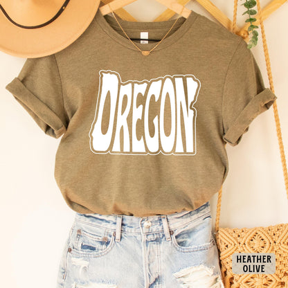 Oregon Travel Shirt Oregon Mom Gift Oregon State Shirt Oregon Game Day Shirt