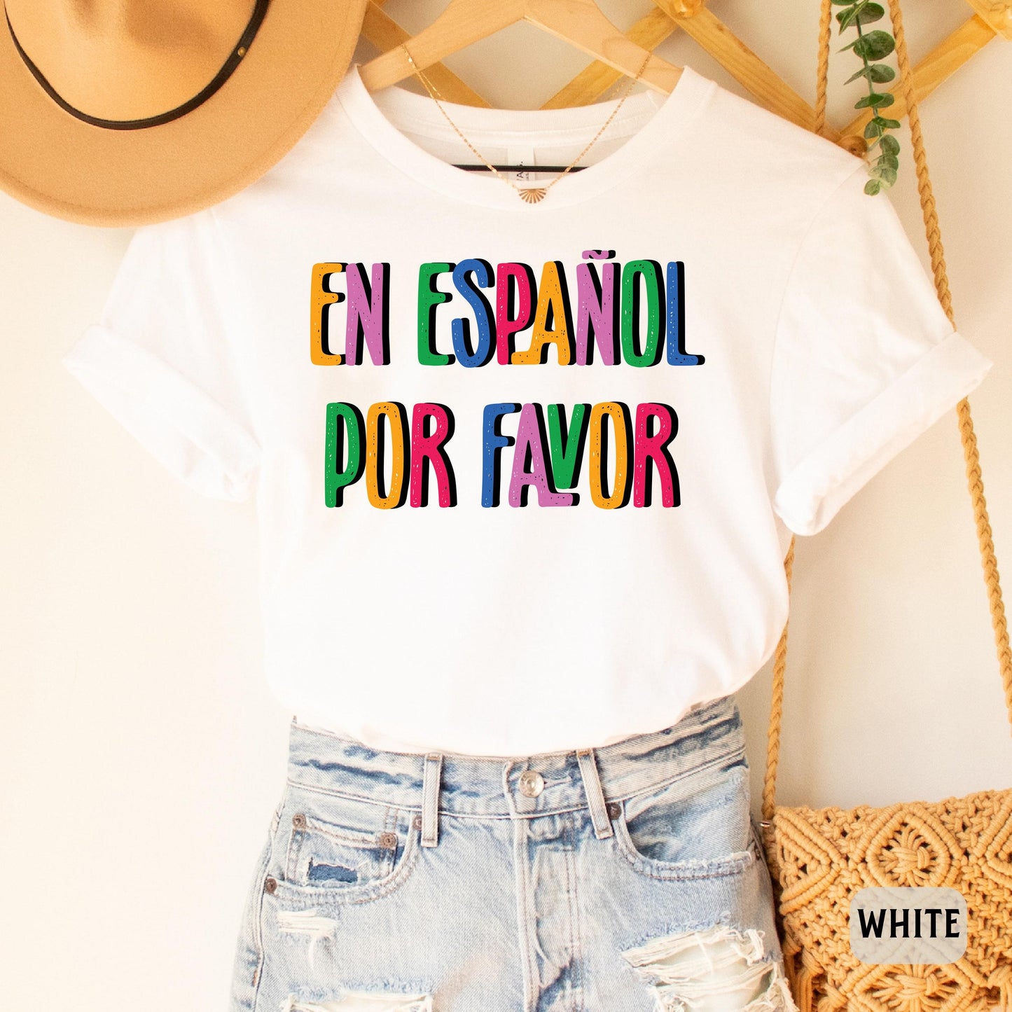 Spanish Teacher Shirt En Español Por Favor Shirt Maestra Bilingual Shirt Maestra Appreciation Latina Gift