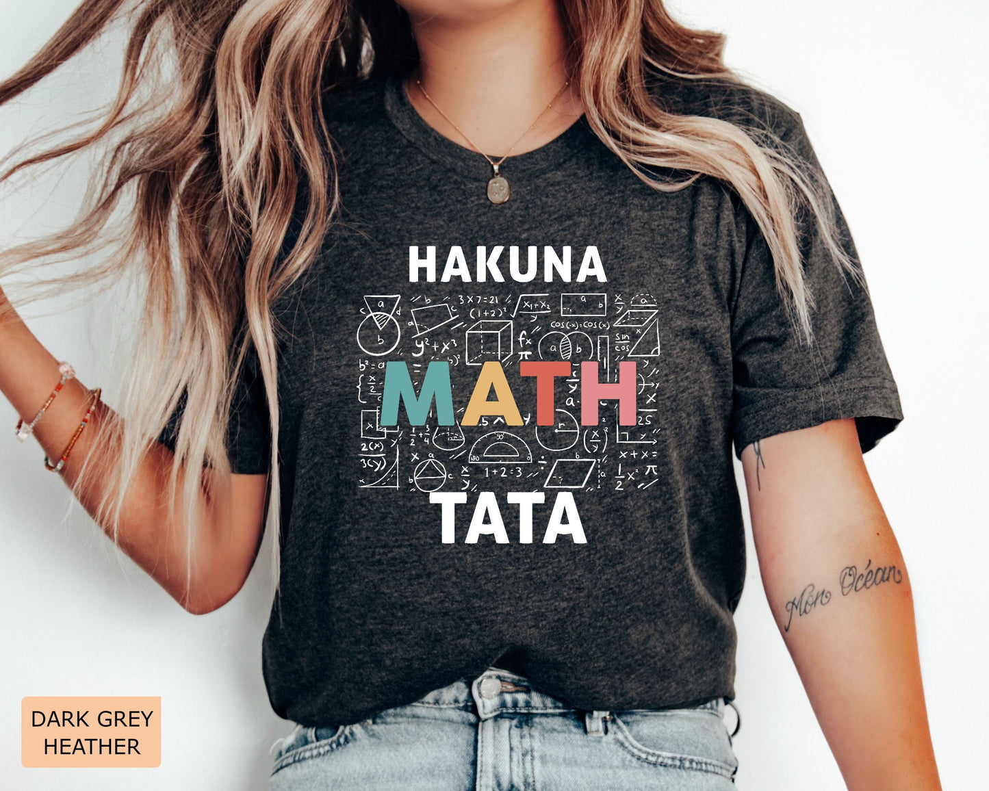 Funny Math Lover Shirt Hakuna Math Tata Shirt Mathematician Shirt Math Teacher Christmas Gift