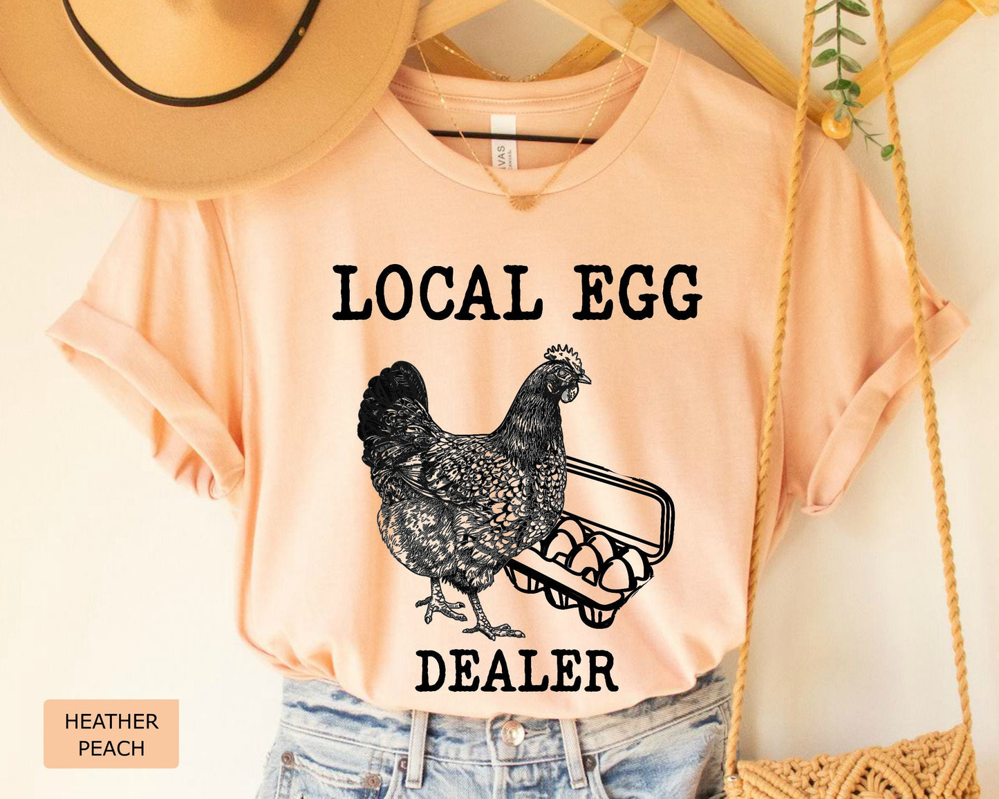 Farm Life Shirt Local Egg Dealer Shirt Chicken Lover Gift For Women Farmer Shirt Support Your Local Farmers Shirt