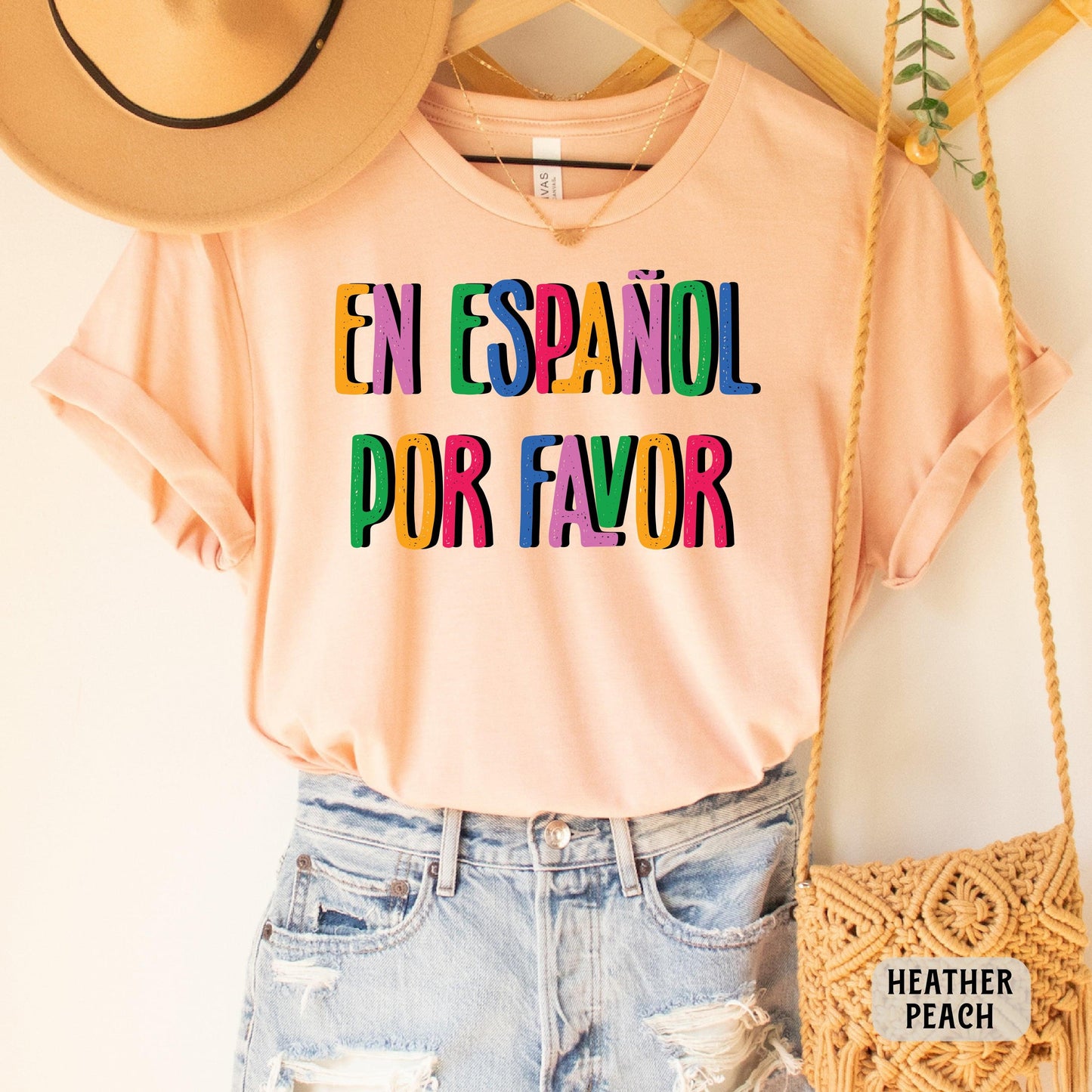 Spanish Teacher Shirt En Español Por Favor Shirt Maestra Bilingual Shirt Maestra Appreciation Latina Gift