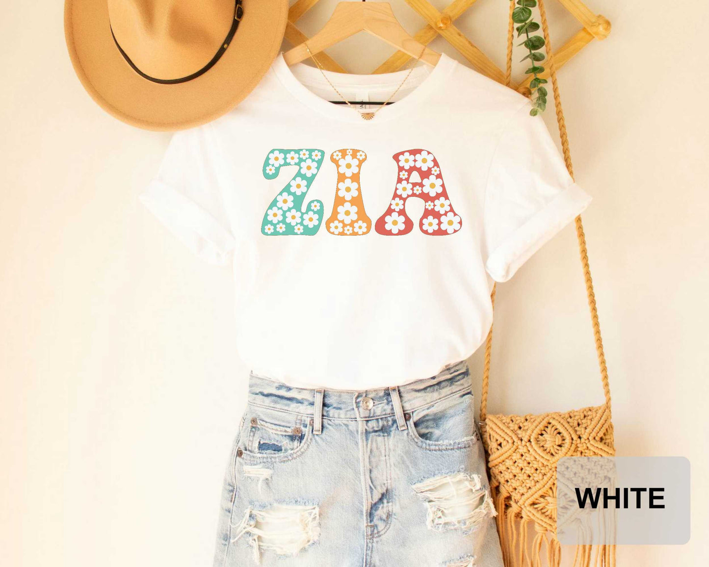 Floral Zia Shirt Gift from Grandkids Mom Life Shirt Gammy Life Shirt Grandma Gift