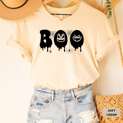 Halloween Boo Shirt Pumpkin Shirt Trick or Treat Shirt Ghost Shirt Halloween Lover Gift