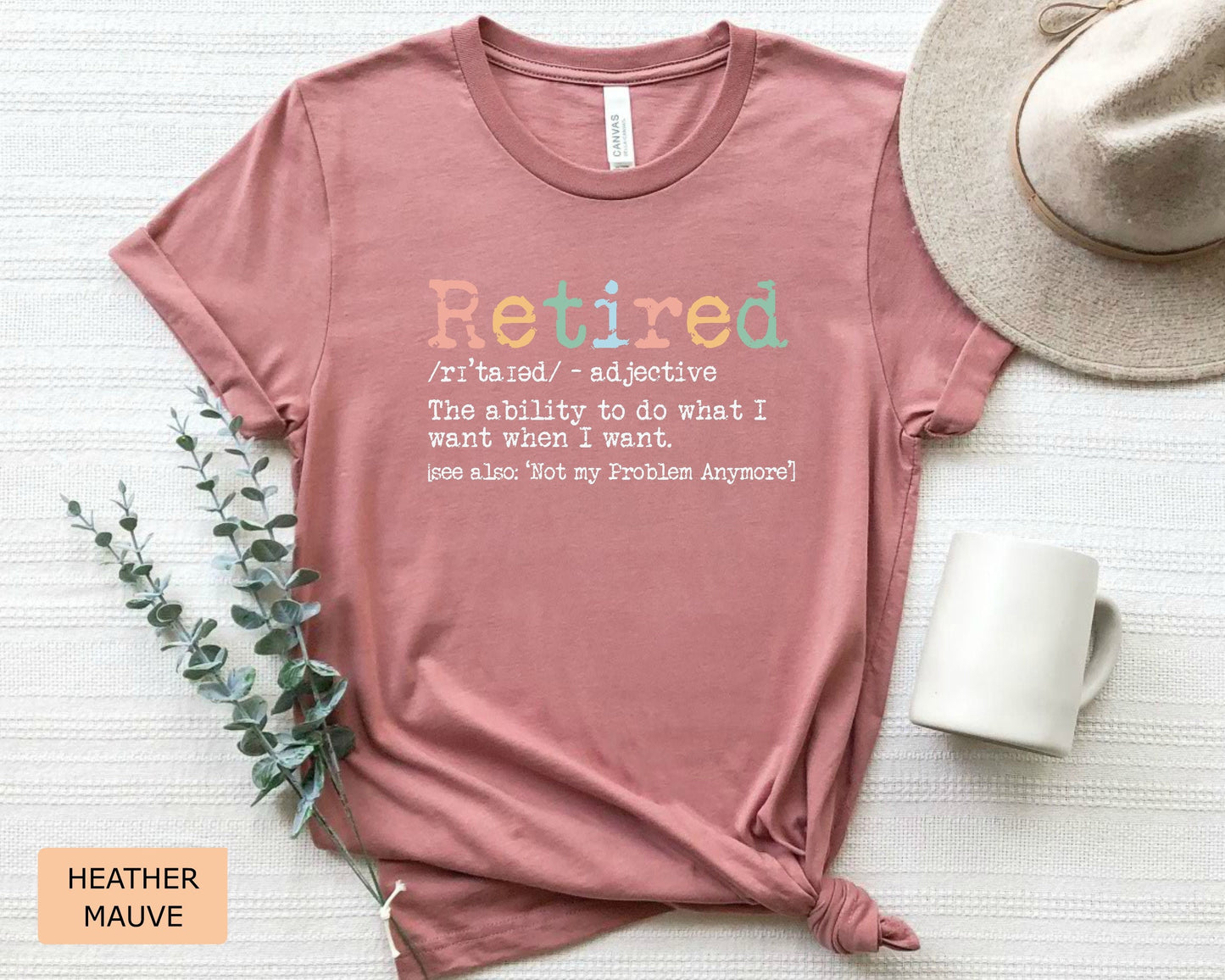 Retirement Definition Shirt Retired Mom Shirt Funny Grandma Shirt Happy Retirement Shirt