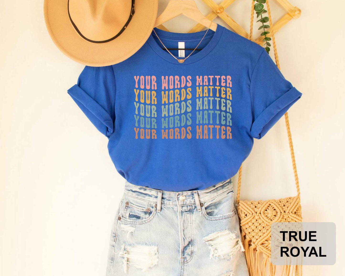 Your Words Matter Shirt AAC SPED Teacher Inclusion Tshirt Neurodiversity Bcba Slp Teacher Language Special Education