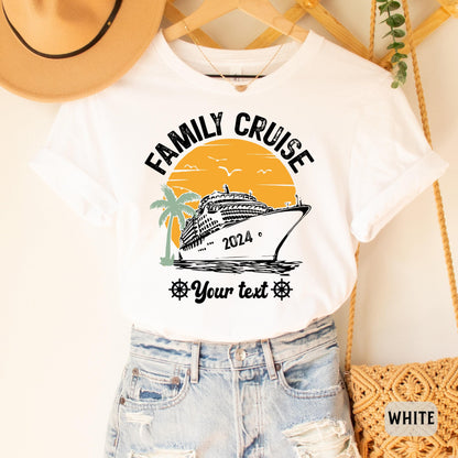 Custom Family Cruise Shirt Family Matching Vacation Shirt Crusie Squad Shirt Women Vacation Shirt