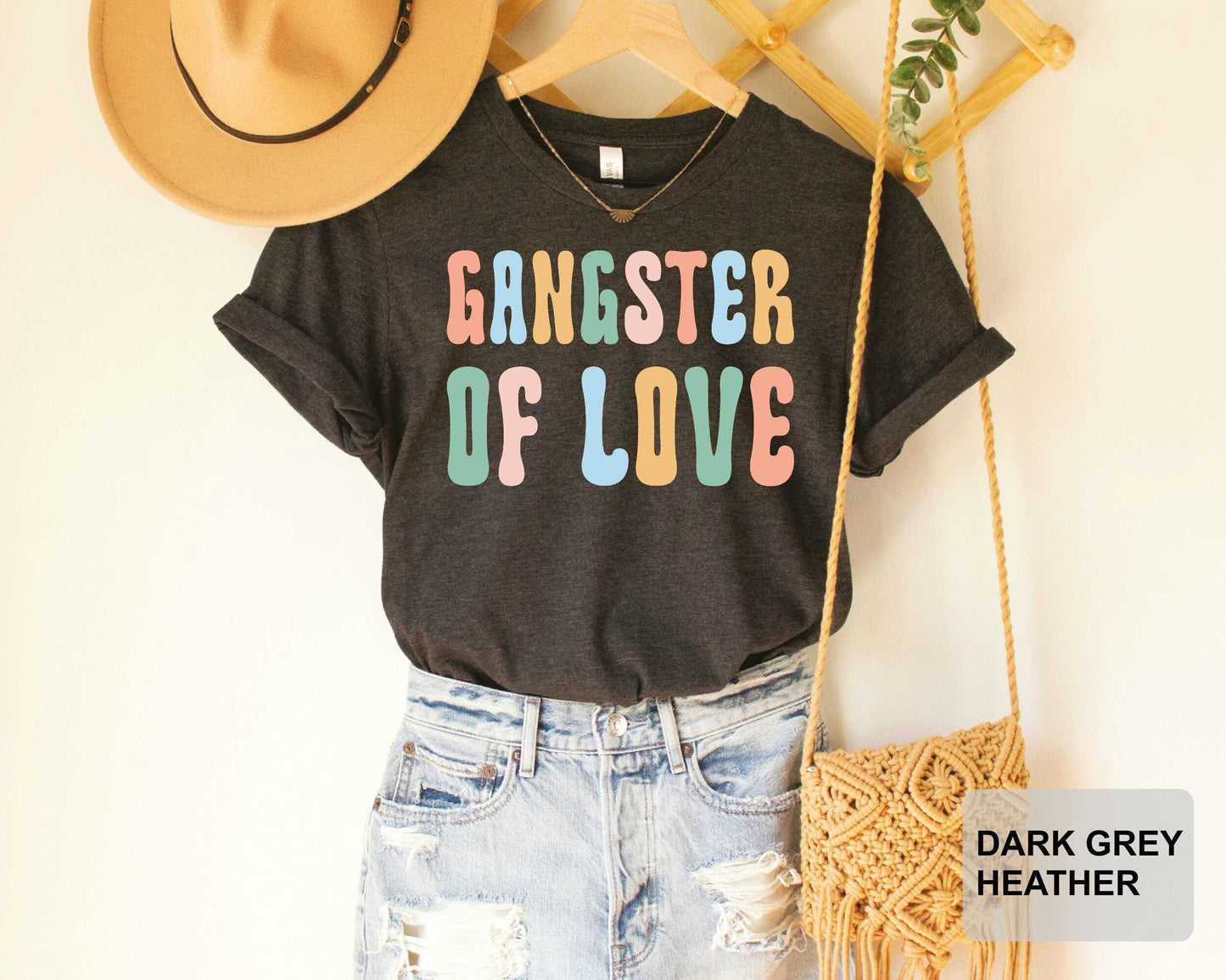 Gangster of Love Shirt Funny Mothers Day Shirt Mom Life Shirt Valentines Day Shirt Cute Women Shirt