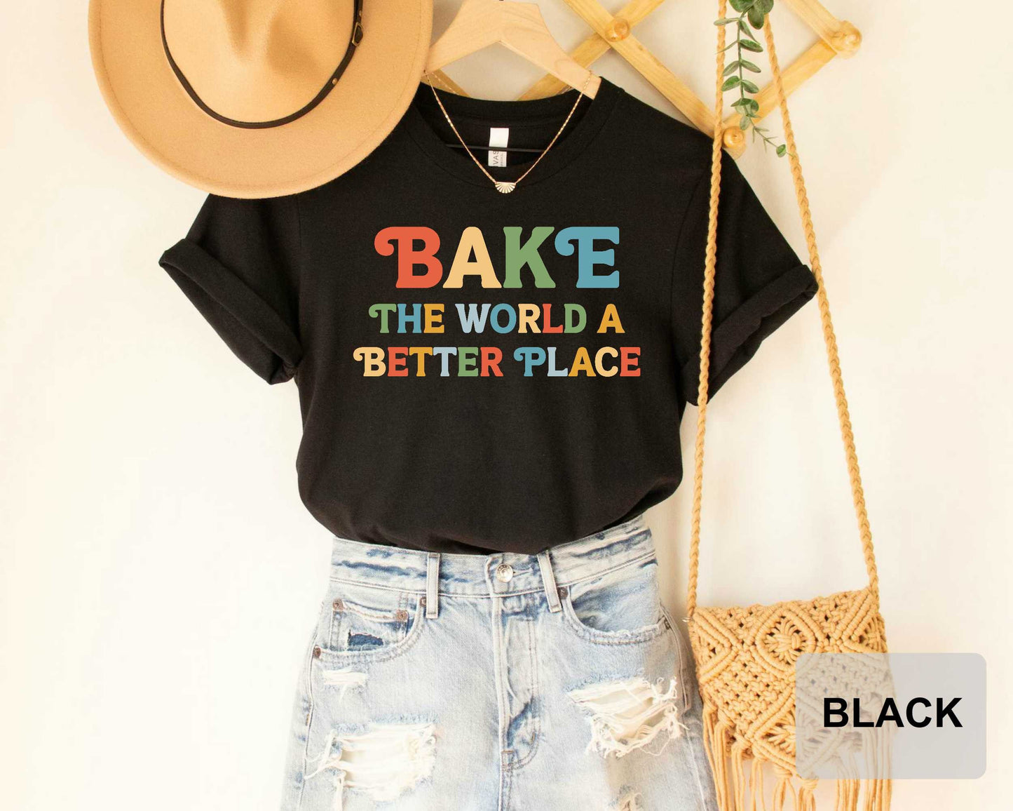 Cooking Shirt Bake The World A Better Place Shirt Culinary Teacher OK Chef Shirt Baker Mom Shirt