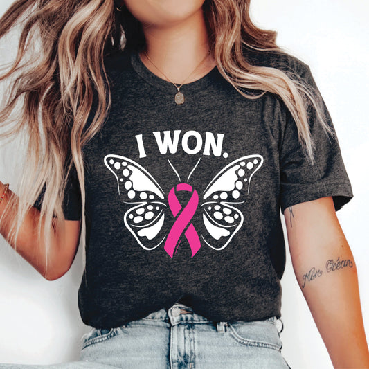 I Won Cancer Shirt Cancer Fighter Shirt Cancer Awareness Shirt Cancer Support Shirt  I Beat Cancer Shirt