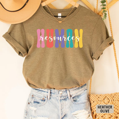 Human Resources Shirt Women HR Shirt Human Resource Manager Shirt HR Squad Shirt