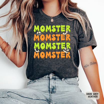 Momster Halloween Shirt Fall Shirt For Women Spooky Shirt Funny Halloween Shirt Tis the Season Shirt