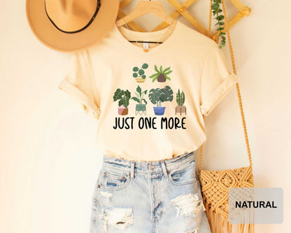 Just One More Plant Shirt Indoor Plant Life Shirt Plant Therapy Shirt Plant Lover Gift Houseplant Shirt