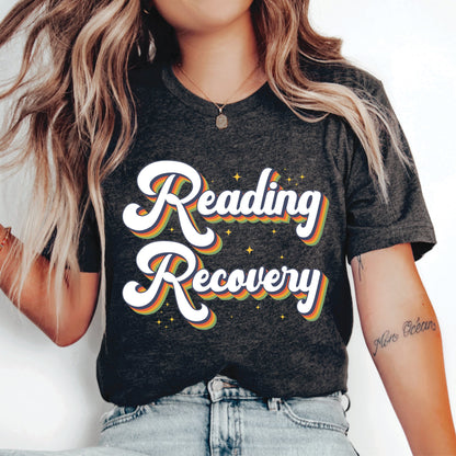 Reading Teacher Shirt Reading Recovery Shirt Interventionist Shirt Reading Specialist Shirt Early Childhood Reader Gift