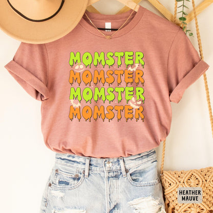 Momster Halloween Shirt Fall Shirt For Women Spooky Shirt Funny Halloween Shirt Tis the Season Shirt