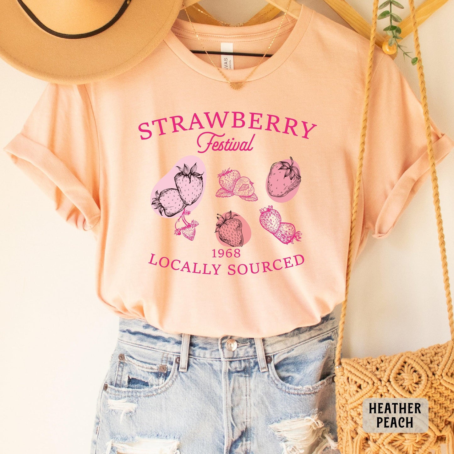 Strawberry Festival Shirt Funny Fruit Themed Shirt Retro Berry Shirt Farmer Gift Strawberry Lovers Shirt