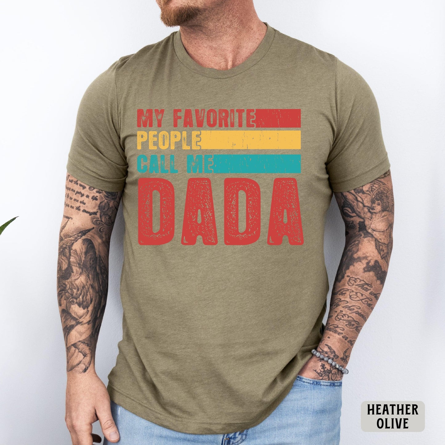 Grandfather Shirt My Favorite People Call Me Dada Shirt Fathers Day Gift Funny Dad Shirt