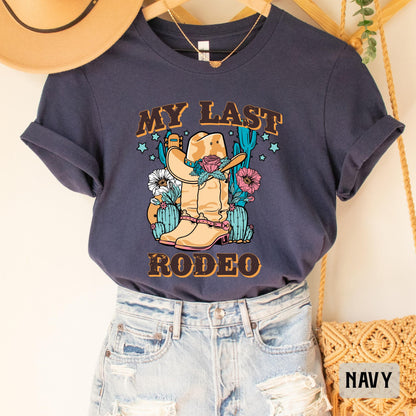 Western Bridal Party Shirt My Last Rodeo Shirt Lets Get Rowdy Shirt Country Bachelorette Shirt Cowgirl Bach Party Shirt