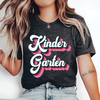 Kindergarten Teacher Shirt Kinder Squad Shirt Kinder Crew Shirt School Kids Shirt Kindy Teacher T-Shirt