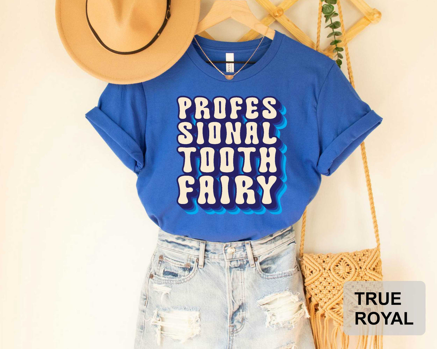 Professional Tooth Fairy Shirt for Women Dentist Gift Dental Hygienist Dentistry T-Shirt Dental Assistant Shirt