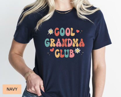 Cool Grandma Club Shirt Gift For New Grandmother Best Grandma Shirt Grandmother Shirt
