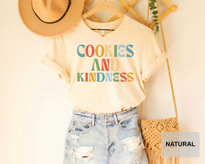 Cookie Lover Shirt Cookies and Kindness Shirt Choose Kindness Shirt Bakery Shirt