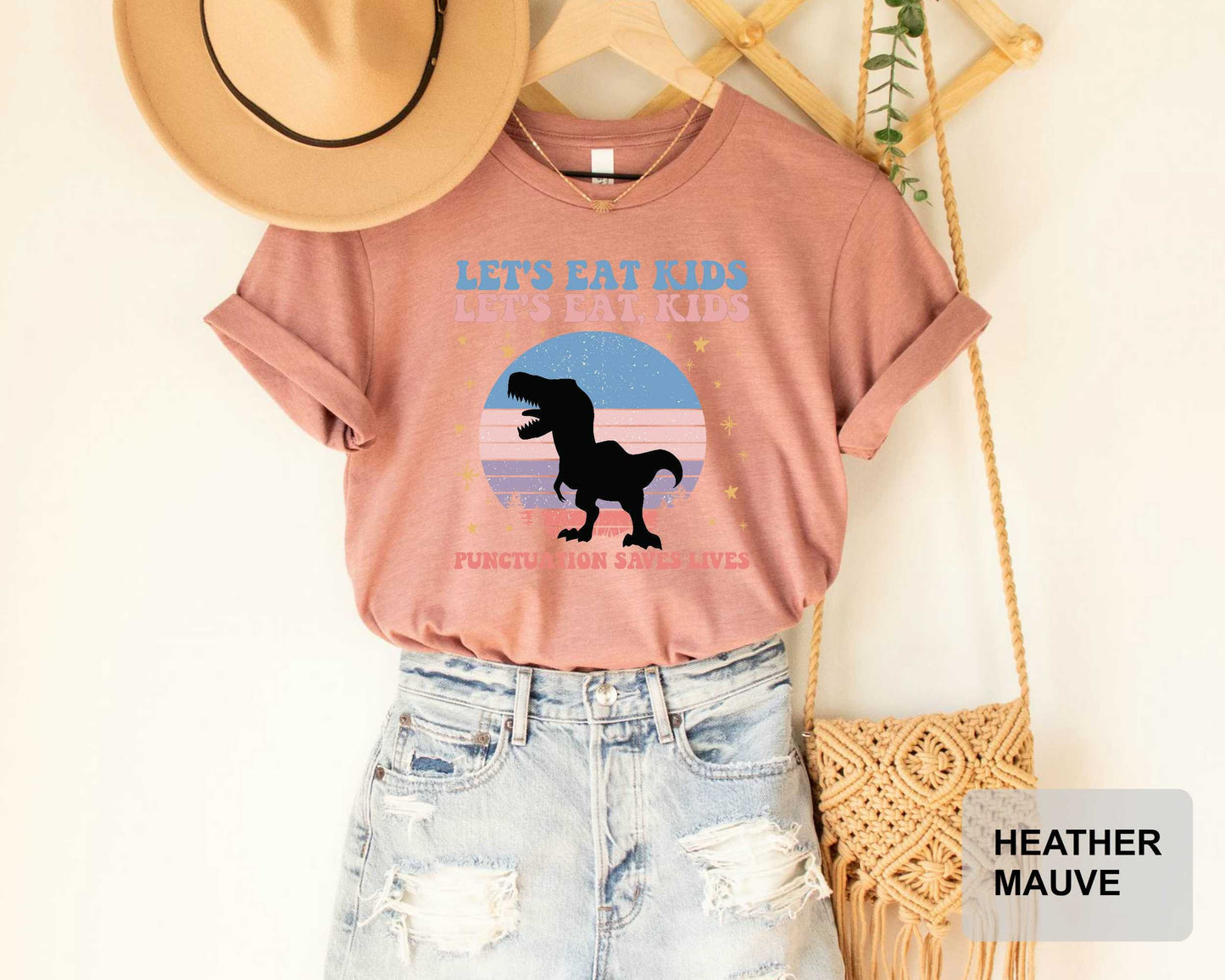 Funny Grammar Shirt Let's Eat Kids Shirt Punctuation Saves Lives Shirt Commas Save Shirt Literature Shirt