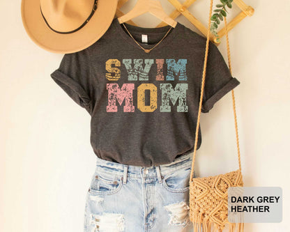 Swim Mom Shirt Womens Swim T-Shirt Sports Mom Shirt Gift for Mom Funny Mom T-shirt Mom Life