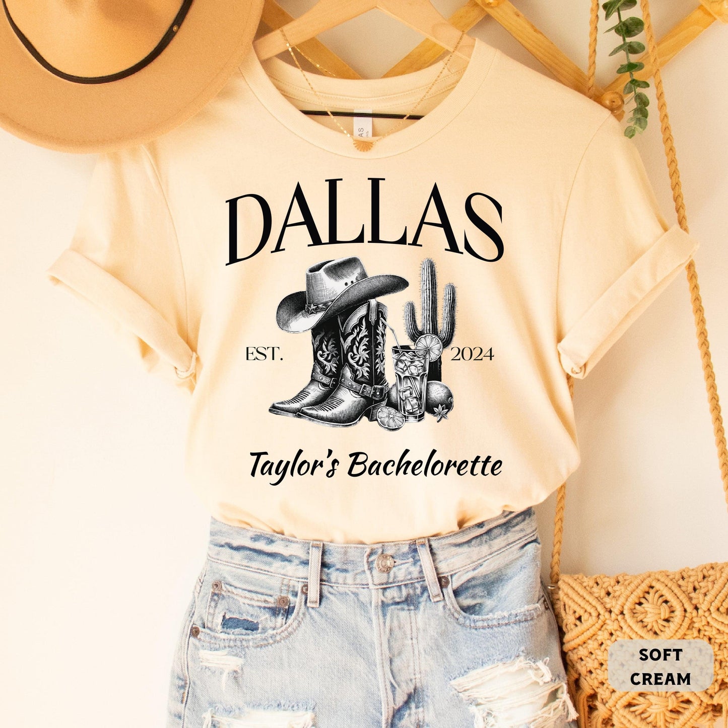 Custom Location Bachelorette Shirt Bachelor Party Shirt Western Bridal Party Shirt Team Bride Shirt