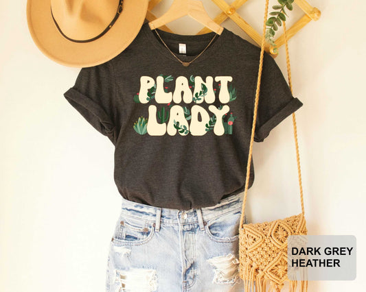 Plant Lady Shirt Women Plant Lover Shirt Gardener Shirt Houseplants Shirt Plant Mom Shirt