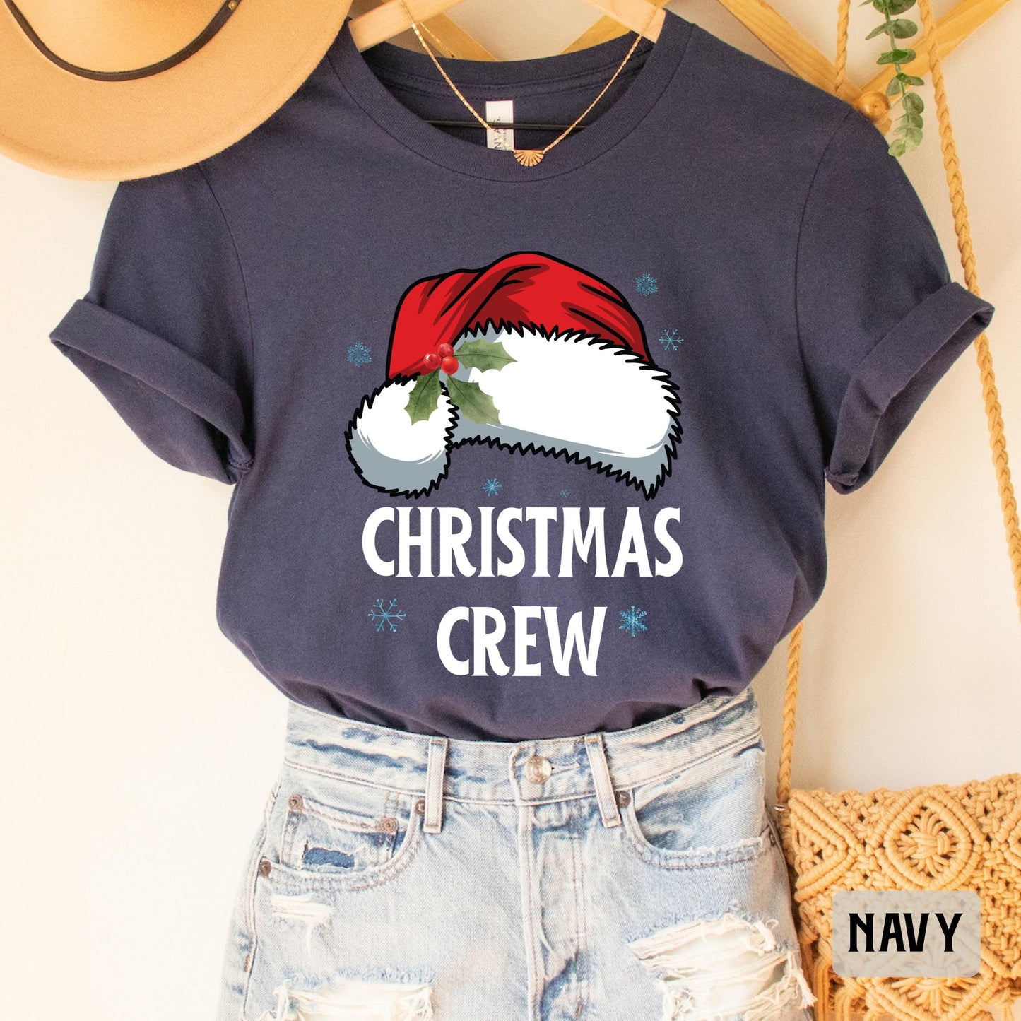 Christmas Crew Shirt Family Christmas Shirt Xmas Matching Shirt Holiday Shirt Merry Christmas Shirt