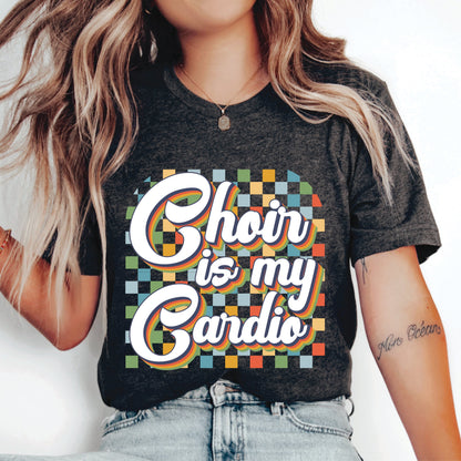 Choir Singer Shirt Choir Is My Cardio Shirt Music Teacher Gift Church Choir Shirt Choir Member Shirt