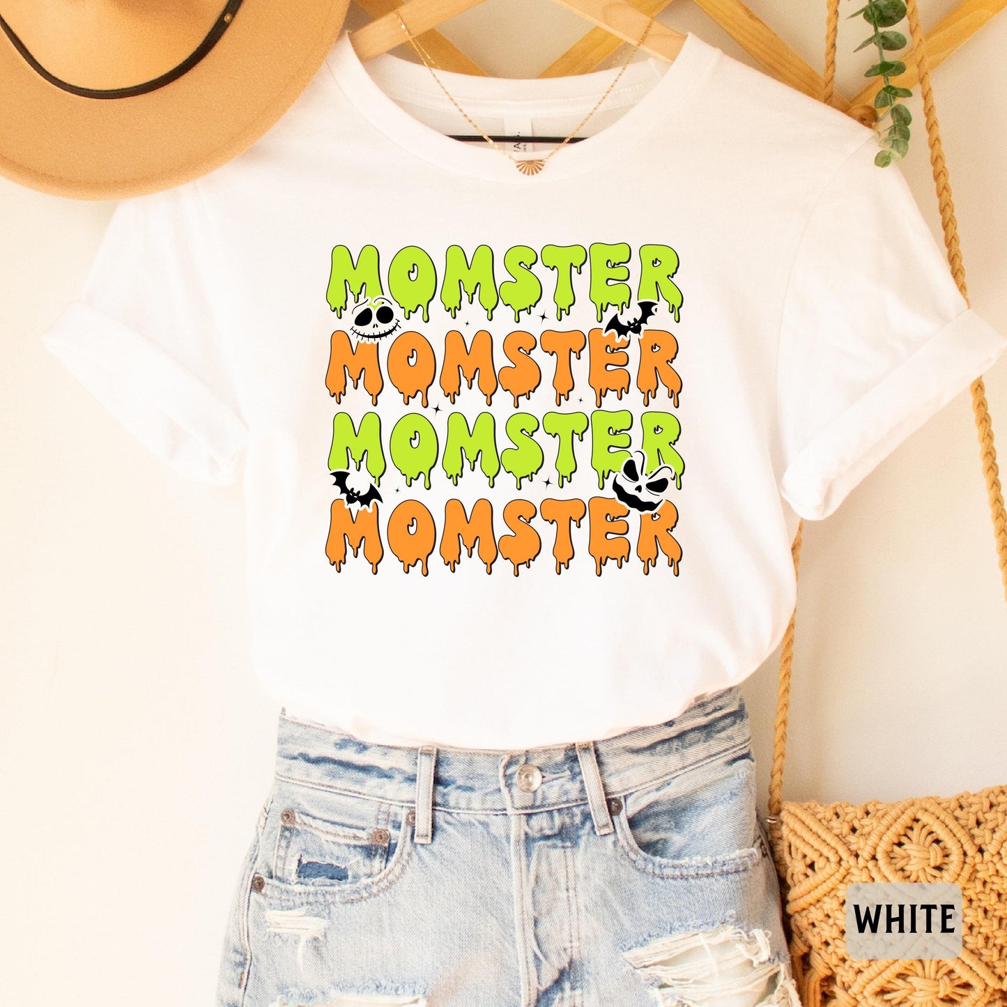 Momster Halloween Shirt Fall Shirt For Women Spooky Shirt Funny Halloween Shirt Tis the Season Shirt