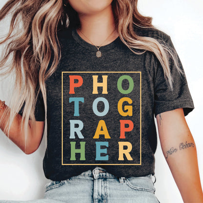 Photographer Shirt Photography Lover Shirt Camera Gift Photography Shirt Photography Student Shirt