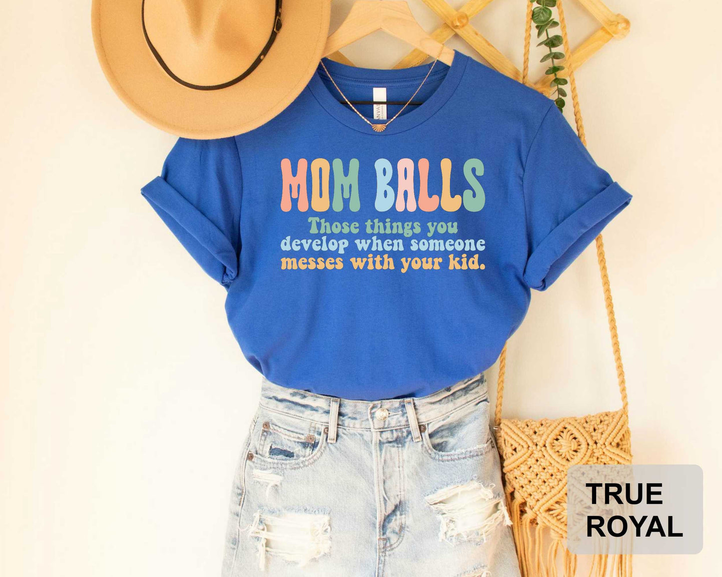Mom Balls Shirt Protector Mom Shirt Mom Life Funny Sarcastic T-Shirt Mothers Day Outfit Funny Mom Shirt