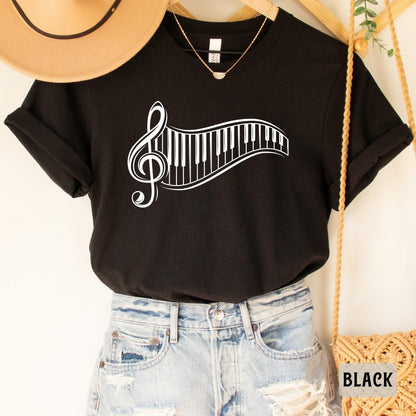 Keyboard Piano Shirt Music Lover Shirt Piano Teacher Shirt Pianist Shirt Piano Keys Shirt