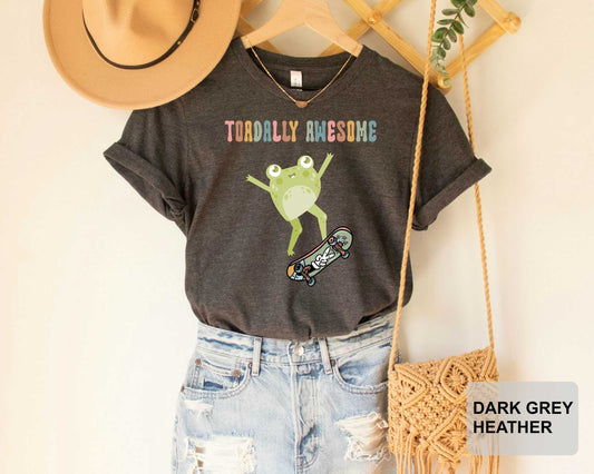 Funny Frog Skateboard Shirt Toad Pet Owner Skate Roller Tshirt Skare Boarder Shirt