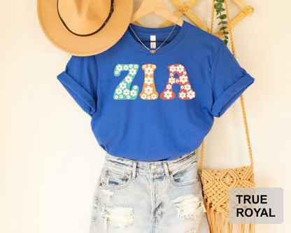 Floral Zia Shirt Gift from Grandkids Mom Life Shirt Gammy Life Shirt Grandma Gift