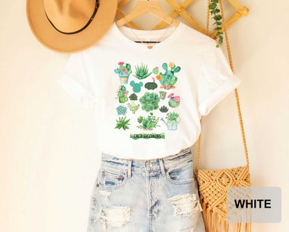 Cactus Plants Shirt Botanical Shirt Gardening Shirt Cute Succulent Shirt