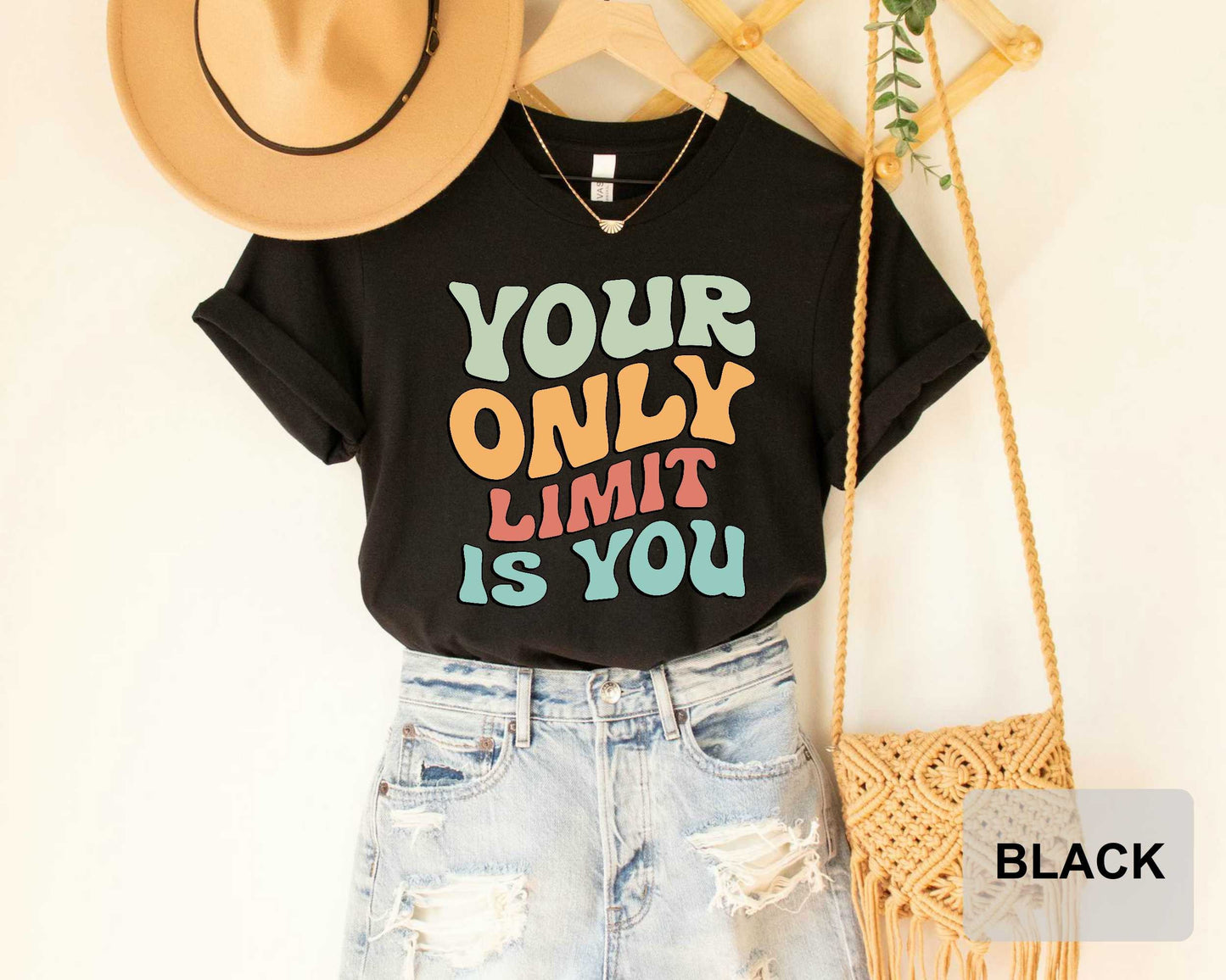 Inspirational Shirt Your Only Limit is You Shirt Mental Health Shirt Positivity Shirt Be Kind Shirt