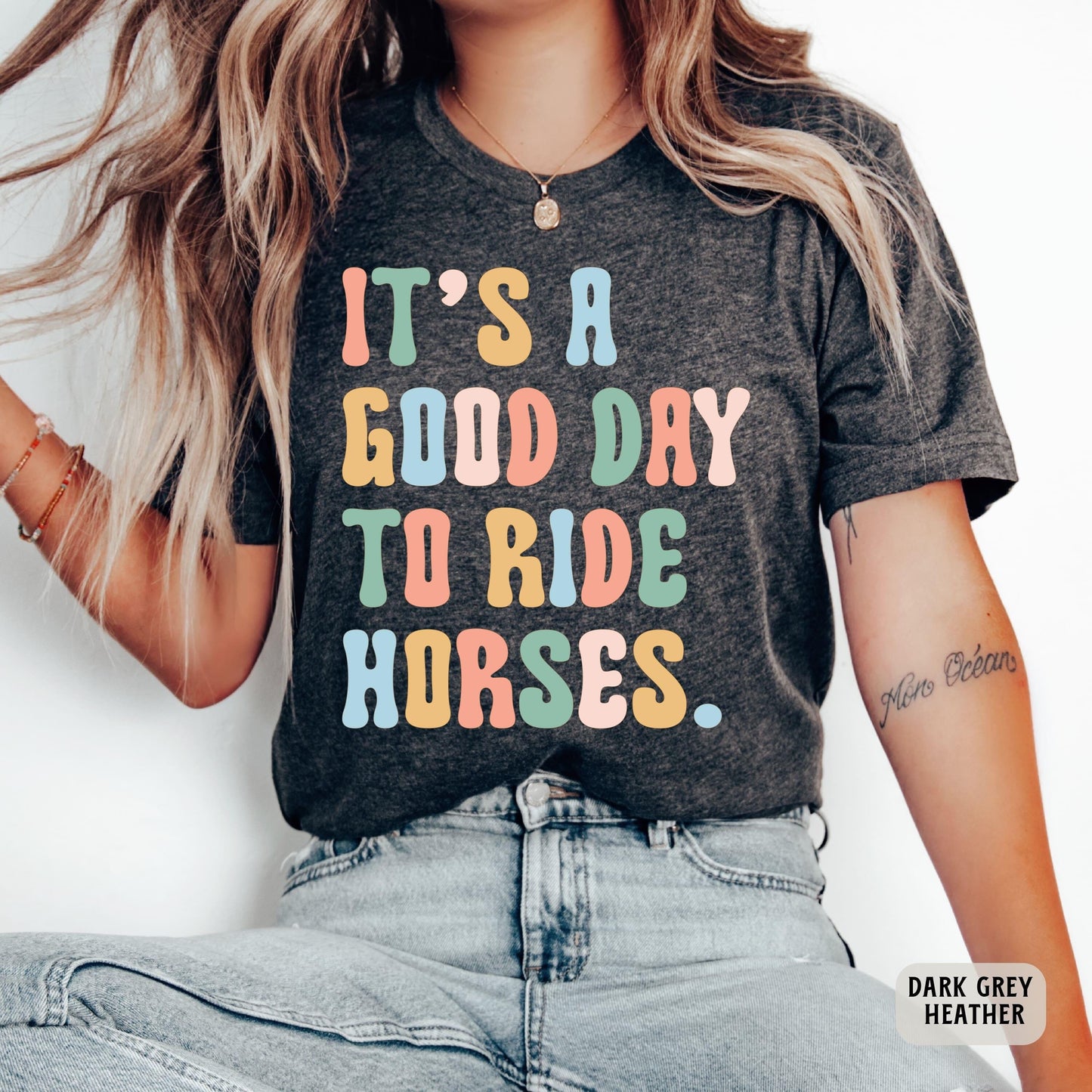 Country Shirt It’s A Good Day To Ride Horses Shirt Animal Lover Shirt Cowgirl Shirt Farm Animal Shirt