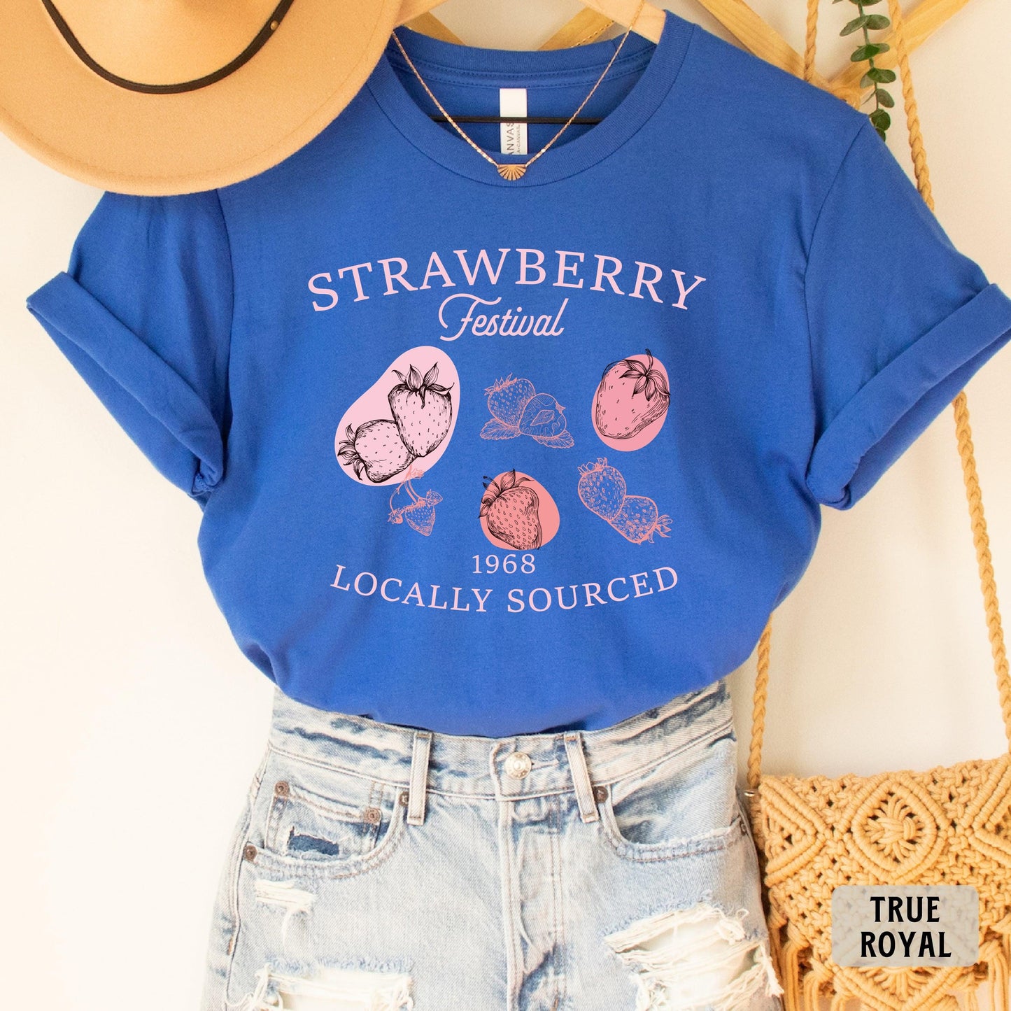 Strawberry Festival Shirt Funny Fruit Themed Shirt Retro Berry Shirt Farmer Gift Strawberry Lovers Shirt